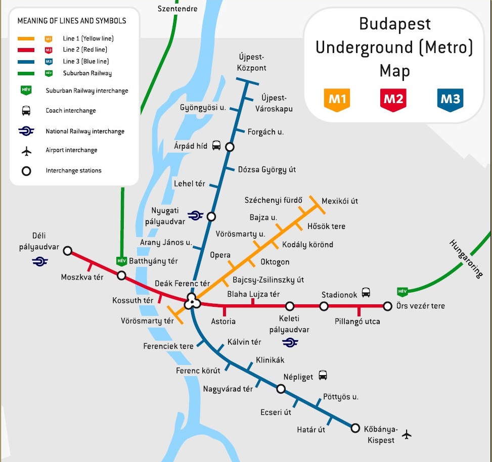 Harta Metro